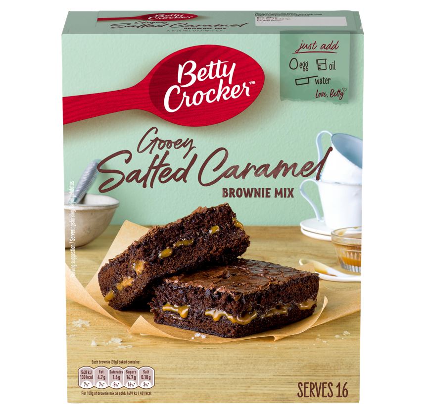 BC Salted Caramel Brownie mix 4x430g