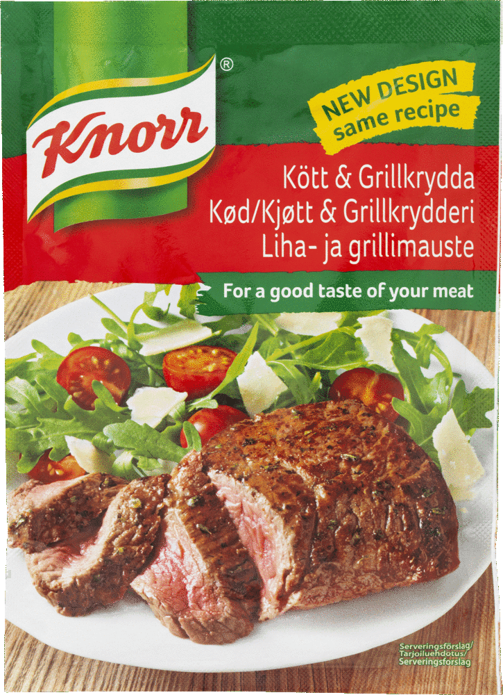 KNORR Krydd Kjöt & Grill – bréf 18x88g