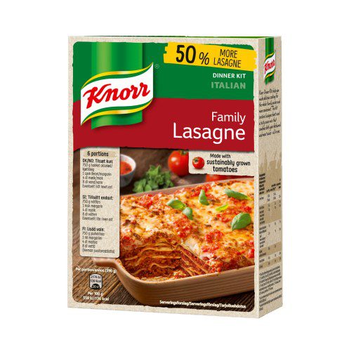 KNORR Pastar.Family Lasagne 6x363g