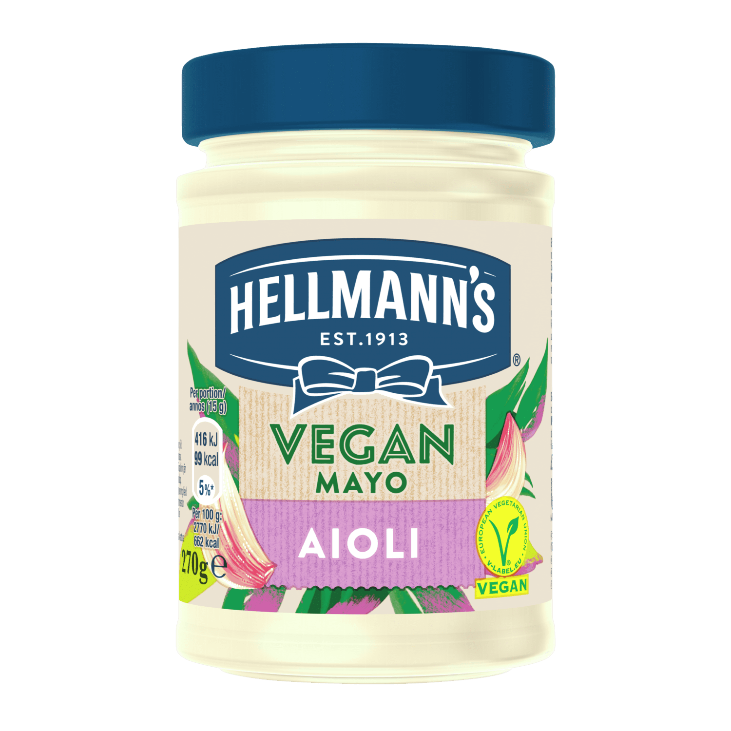 Hellmann’s Vegan Aioli Mayo 6x270g