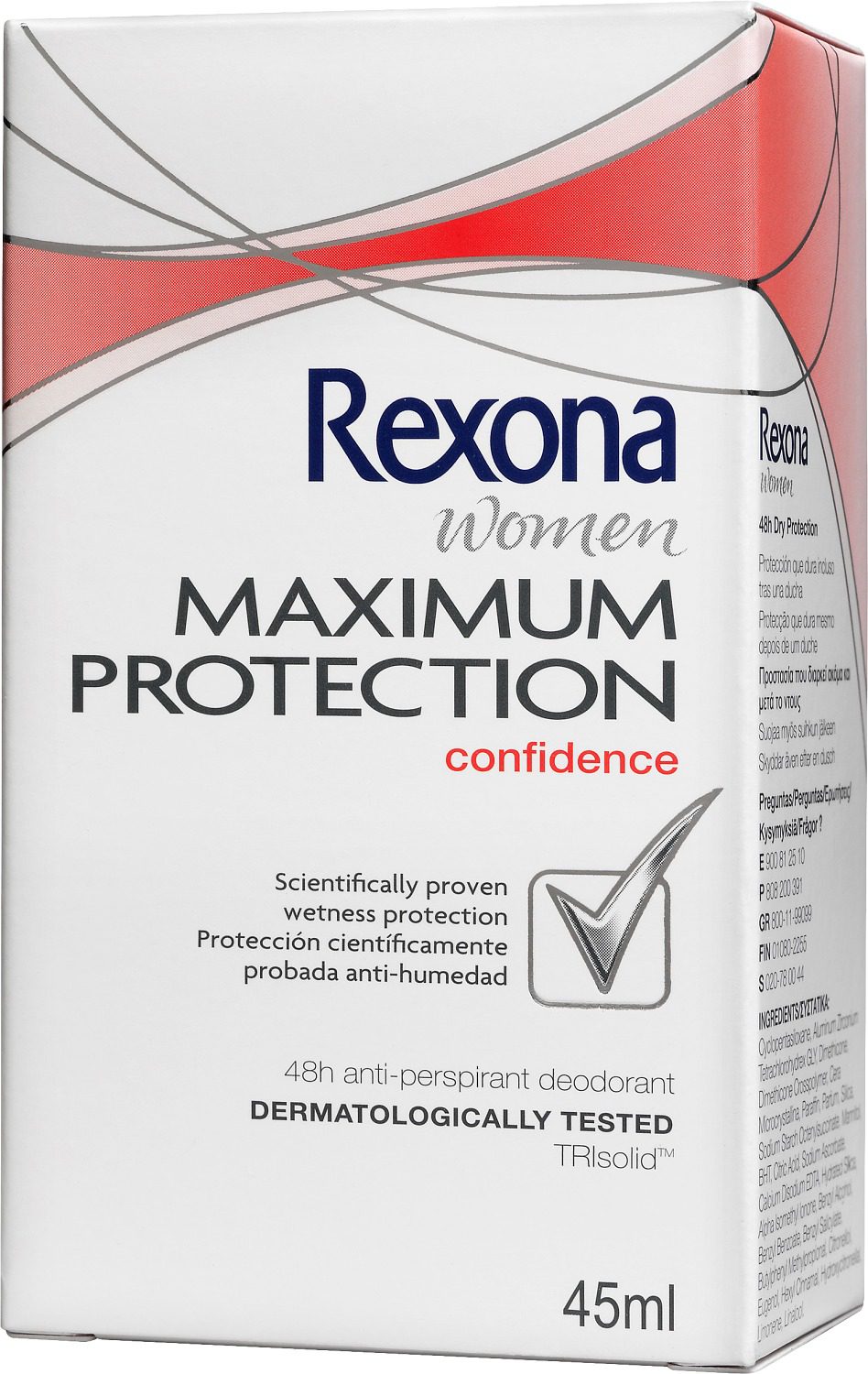Rexona MaxProt Confidence 6×45 ml