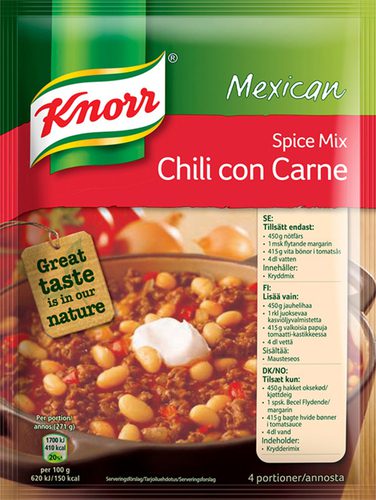 KNORR Mix Chili con Carne 13x64g