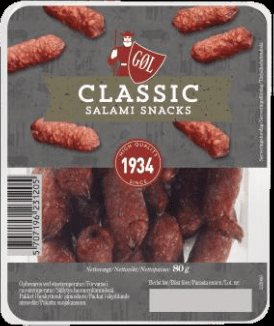 GOL Klassisk Salami Snack 10x80g