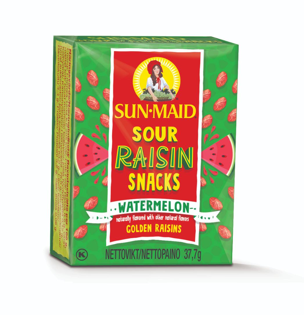 SUN MAID Sour Raisin snack Watermelon 30×37,7g
