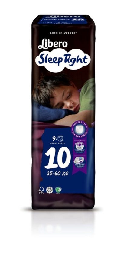 Libero Sleep Tight 10 (35-60 kg) 6x9stk