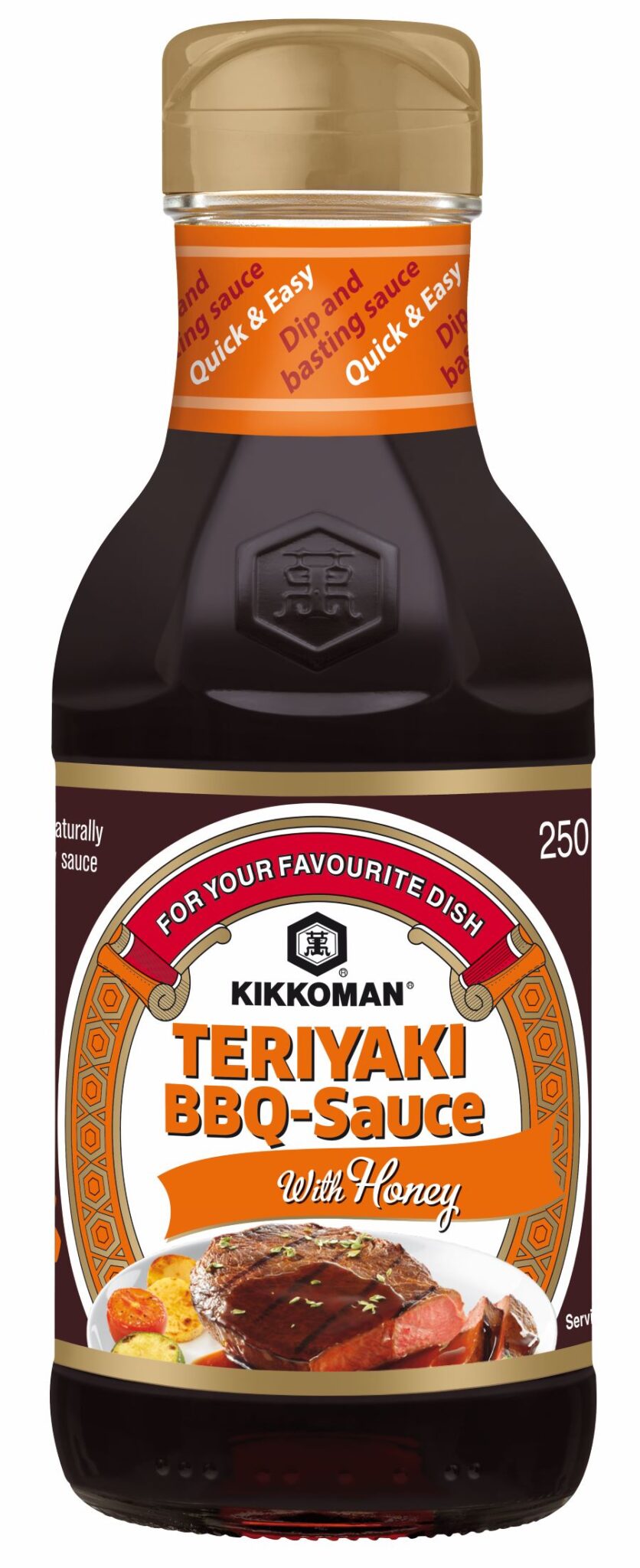 Kikkoman Teriyaki BBQ Honey 6x250ml