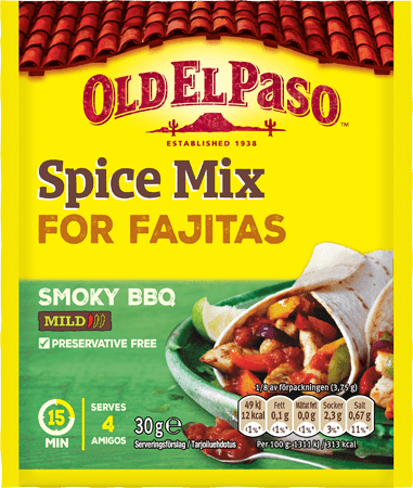 OEP Fajita spice Mix 24x30gr