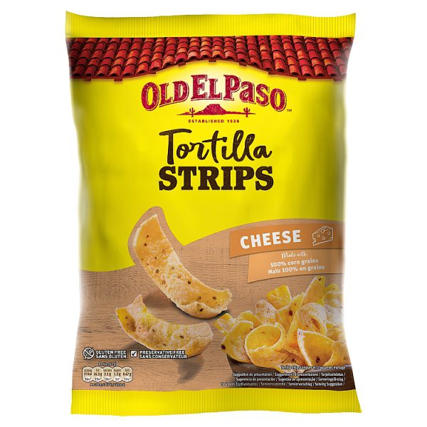 OEP Tortilla Strips Cheese 10 x 185g