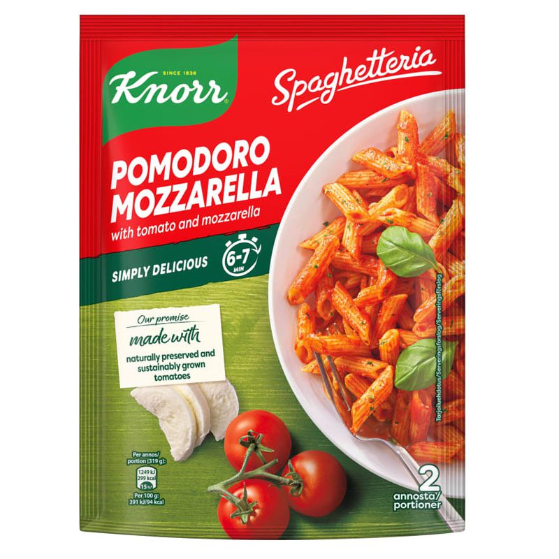 KNORR Spagh. Tomato Mozzarella 10x163g