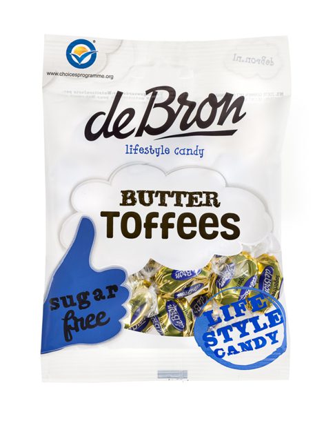 DE BRON Buttertoffee – sugarfree 12*70g