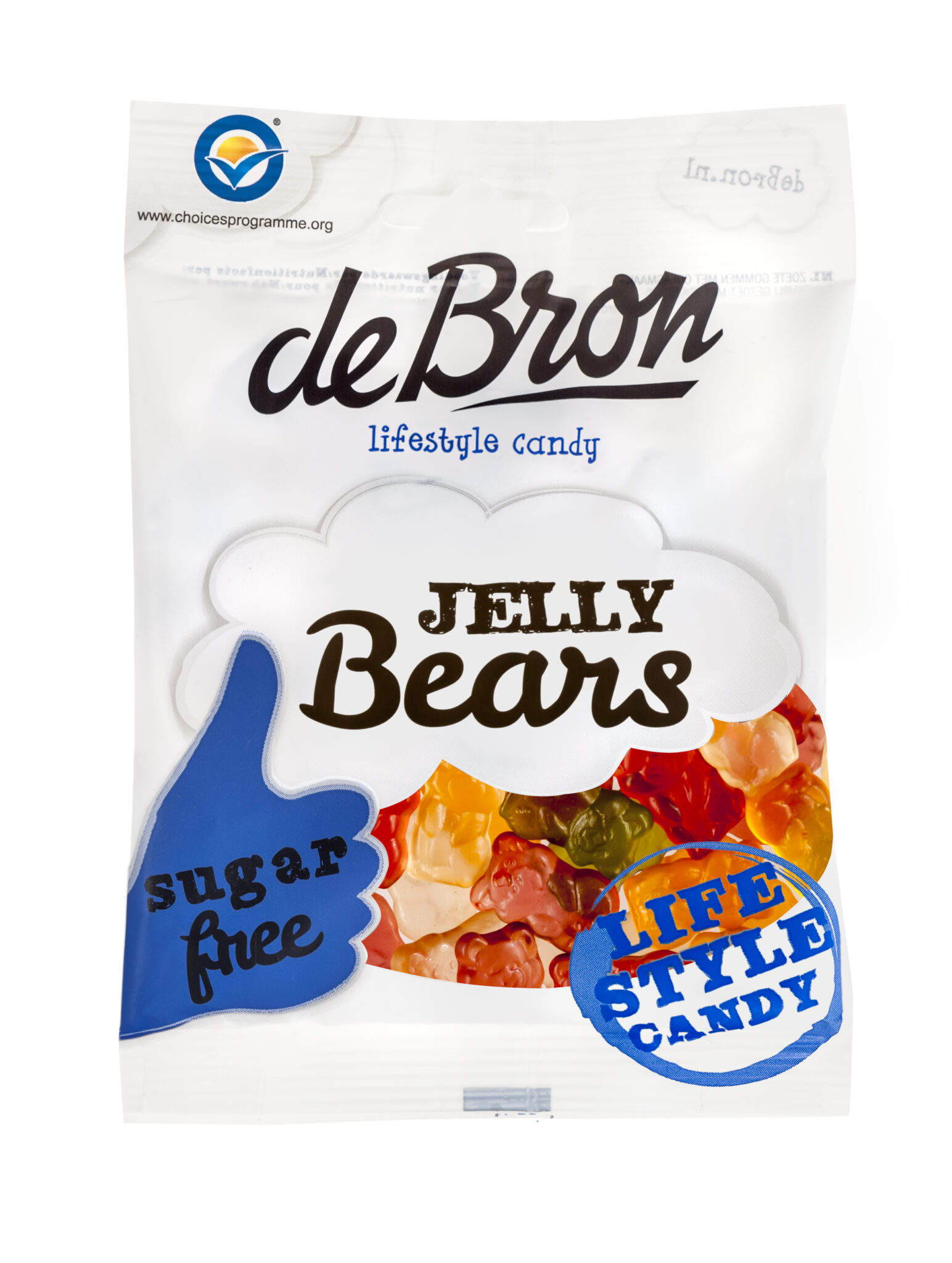 DE BRON Jelly bears – sugarfree 12x90g