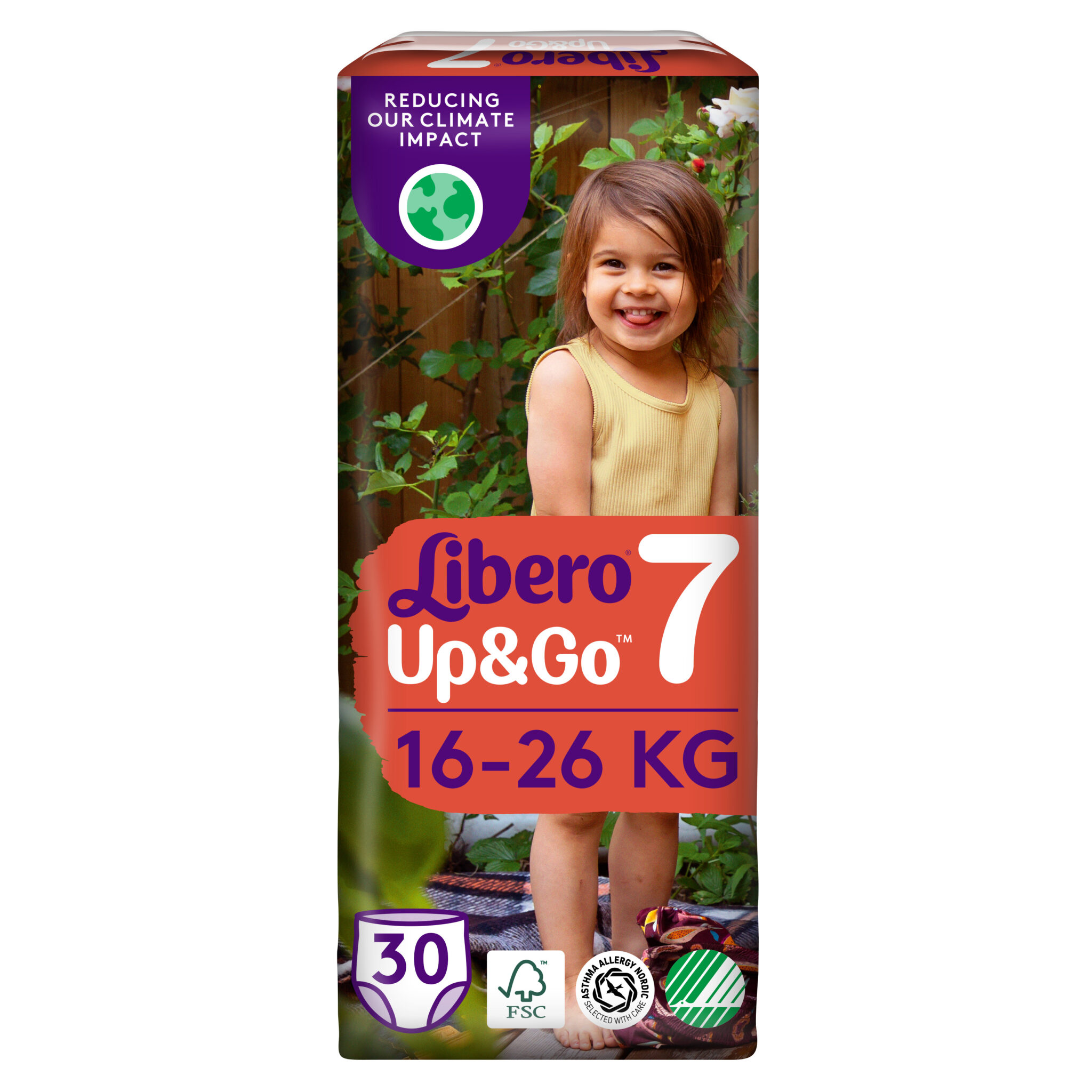LIBERO Up&Go 7 (16-26kg) 4x30stk