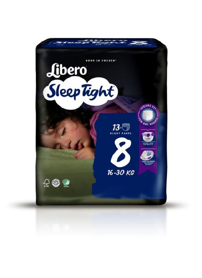 Libero Sleep Tight 8 (16-30 kg) 8x13stk