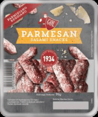 GOL Salami Snacks Parmesan 11×70 g/ks