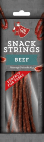 GOL Snack Strings Beef 10×90 g/ks