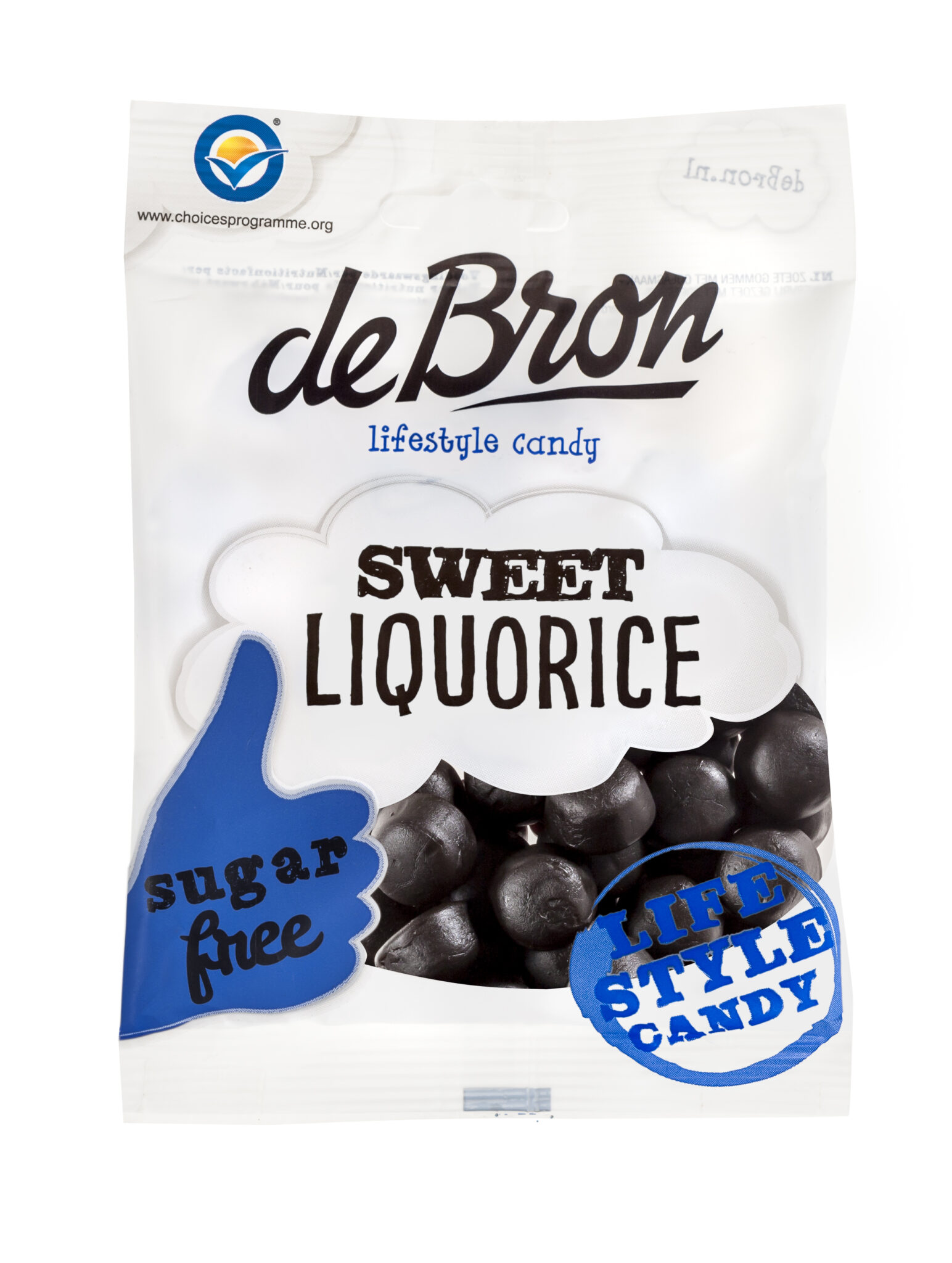 DE BRON Sweet liquorice – sugarfree 12x100g