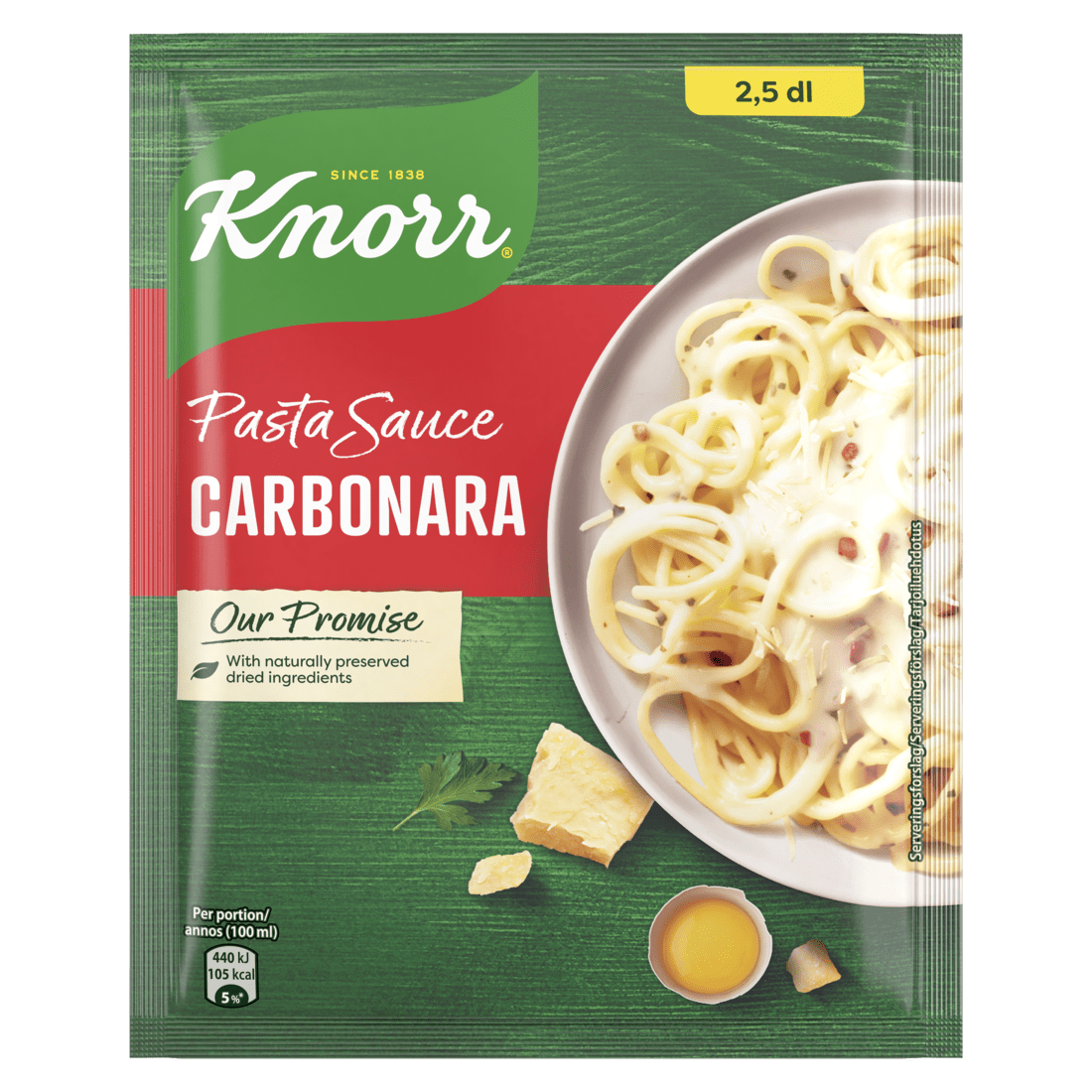 KNORR Pastasósa Carbonara 23x27g