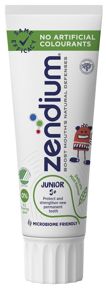 ZENDIUM Junior tannkrem 12x75ml 5ára+