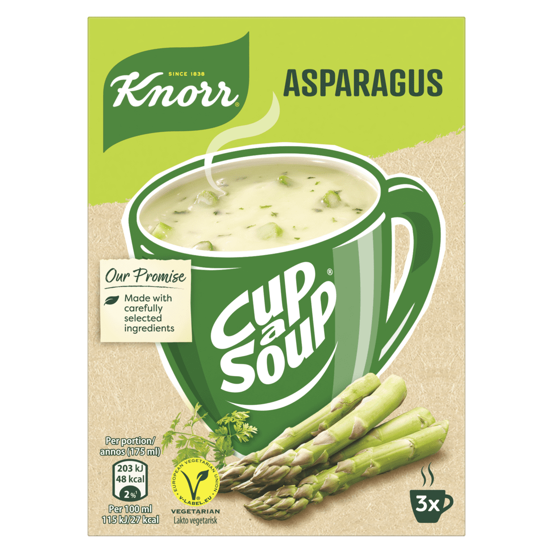 KNORR Bollasúpa Aspas 12x3x12g