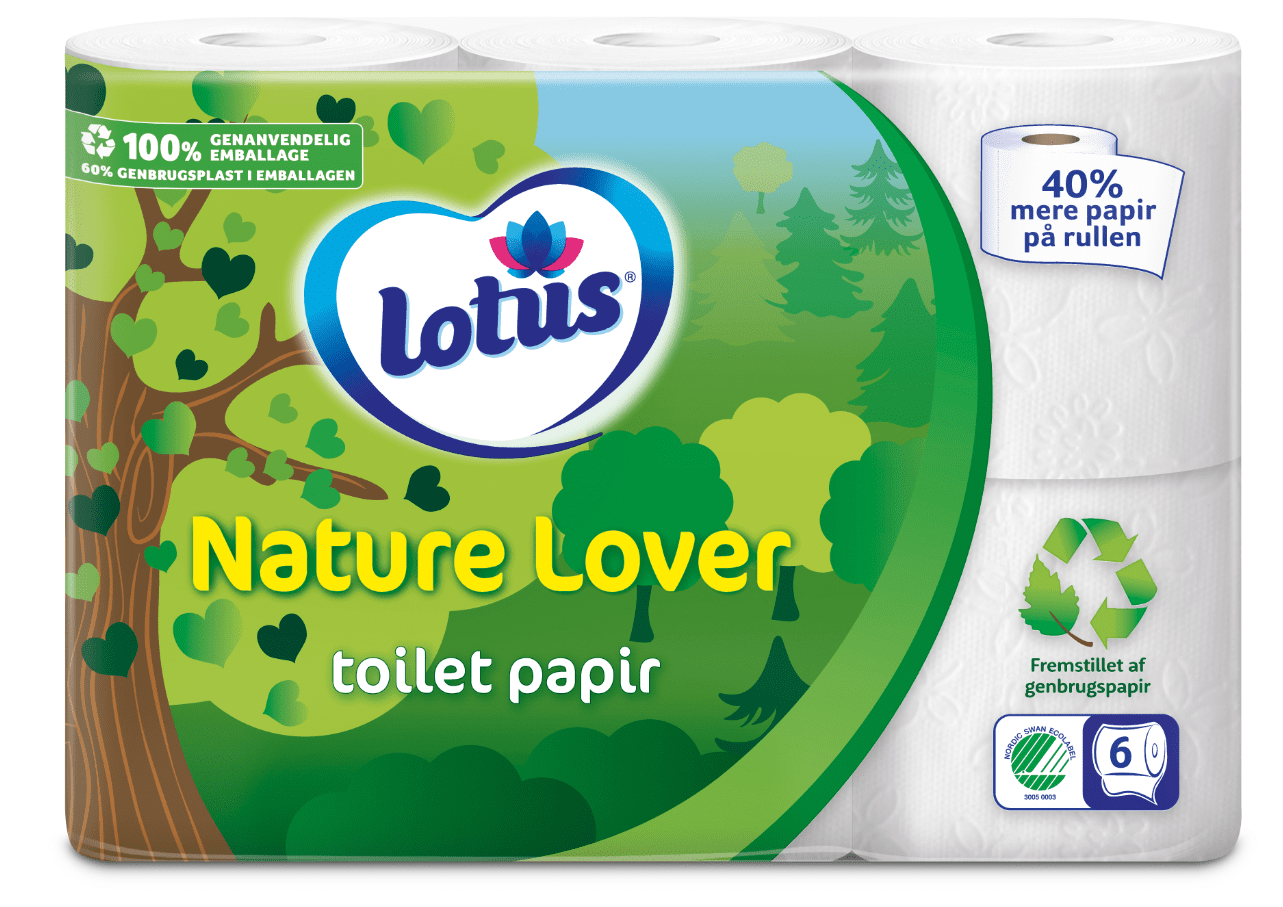 LOTUS Nature Lover WC pappír 8x6rl