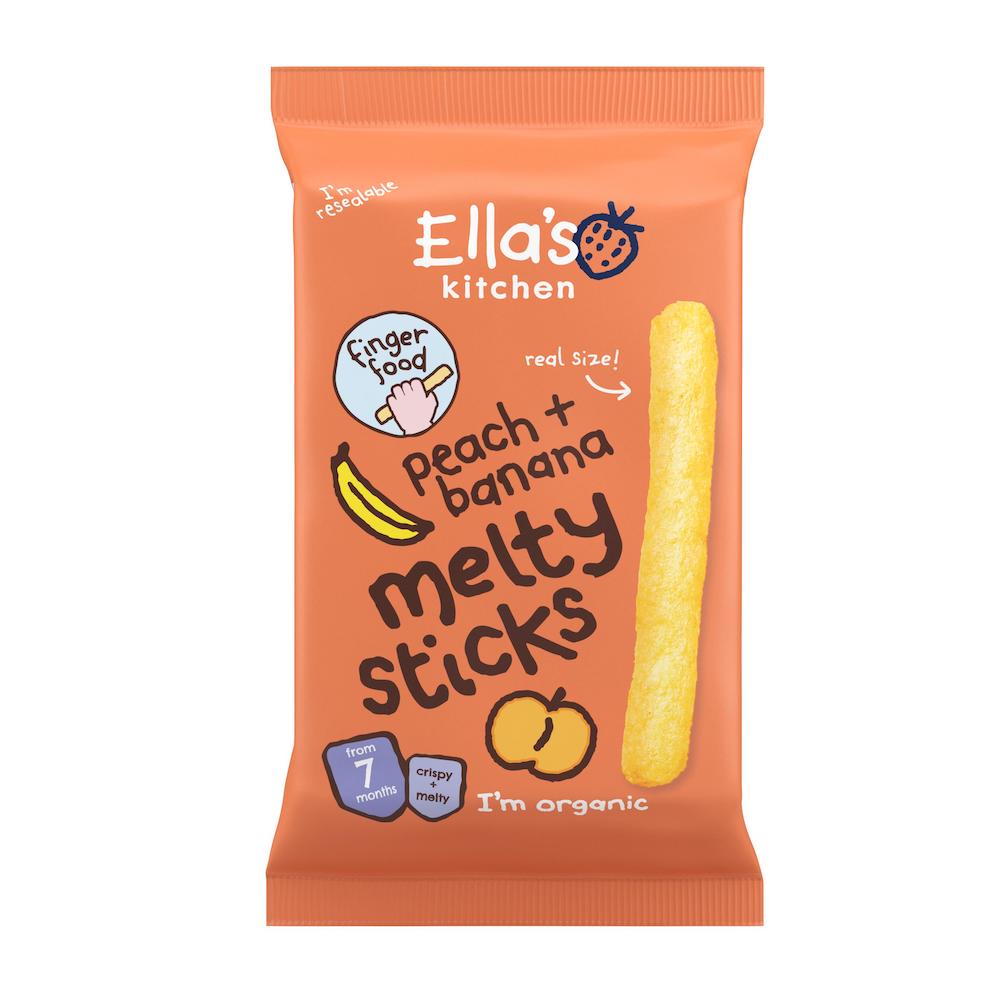 EK Ferskju + banana Melty sticks 5x16g