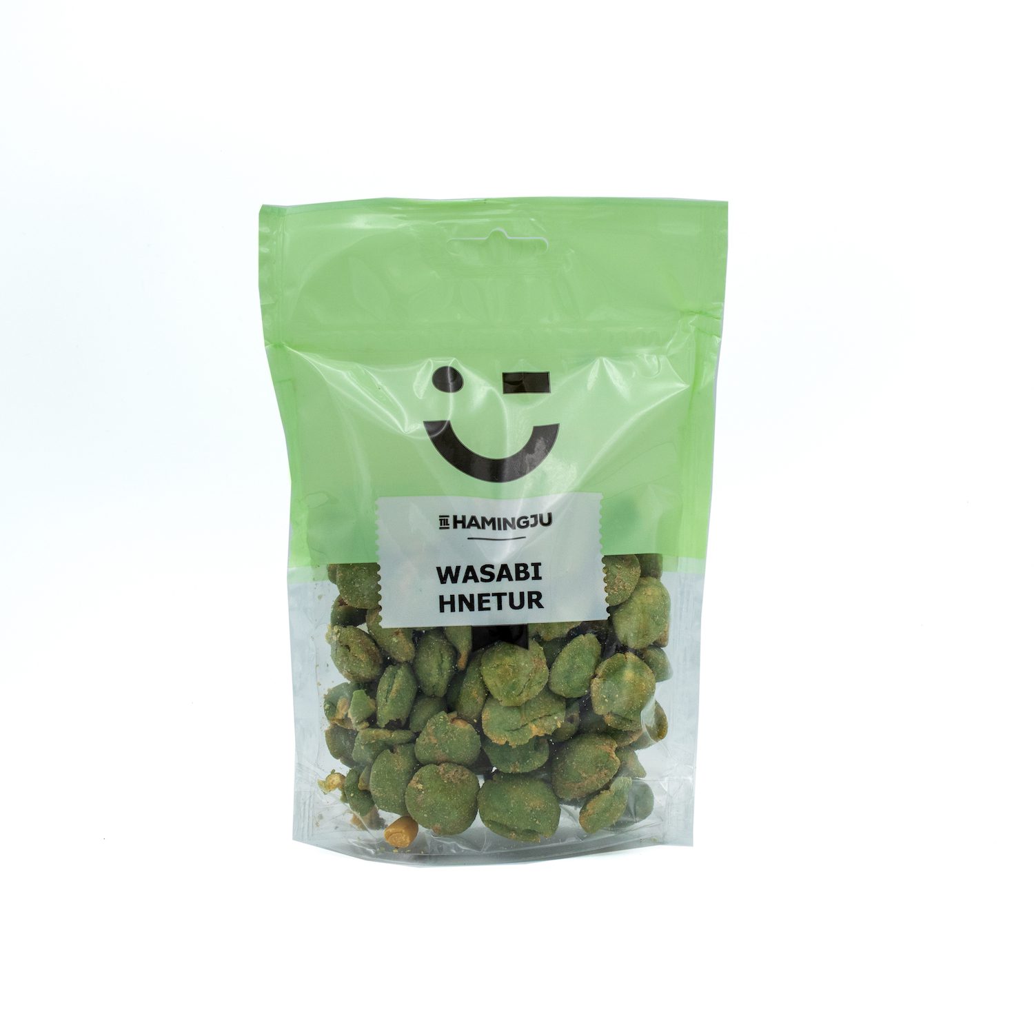 Til hamingju Wasabi hnetur zip poki 16x140g