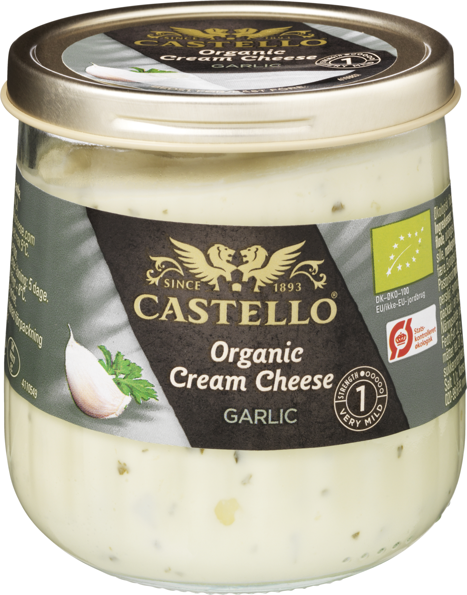 Castello rjómaostur hvítlauks 6x150g