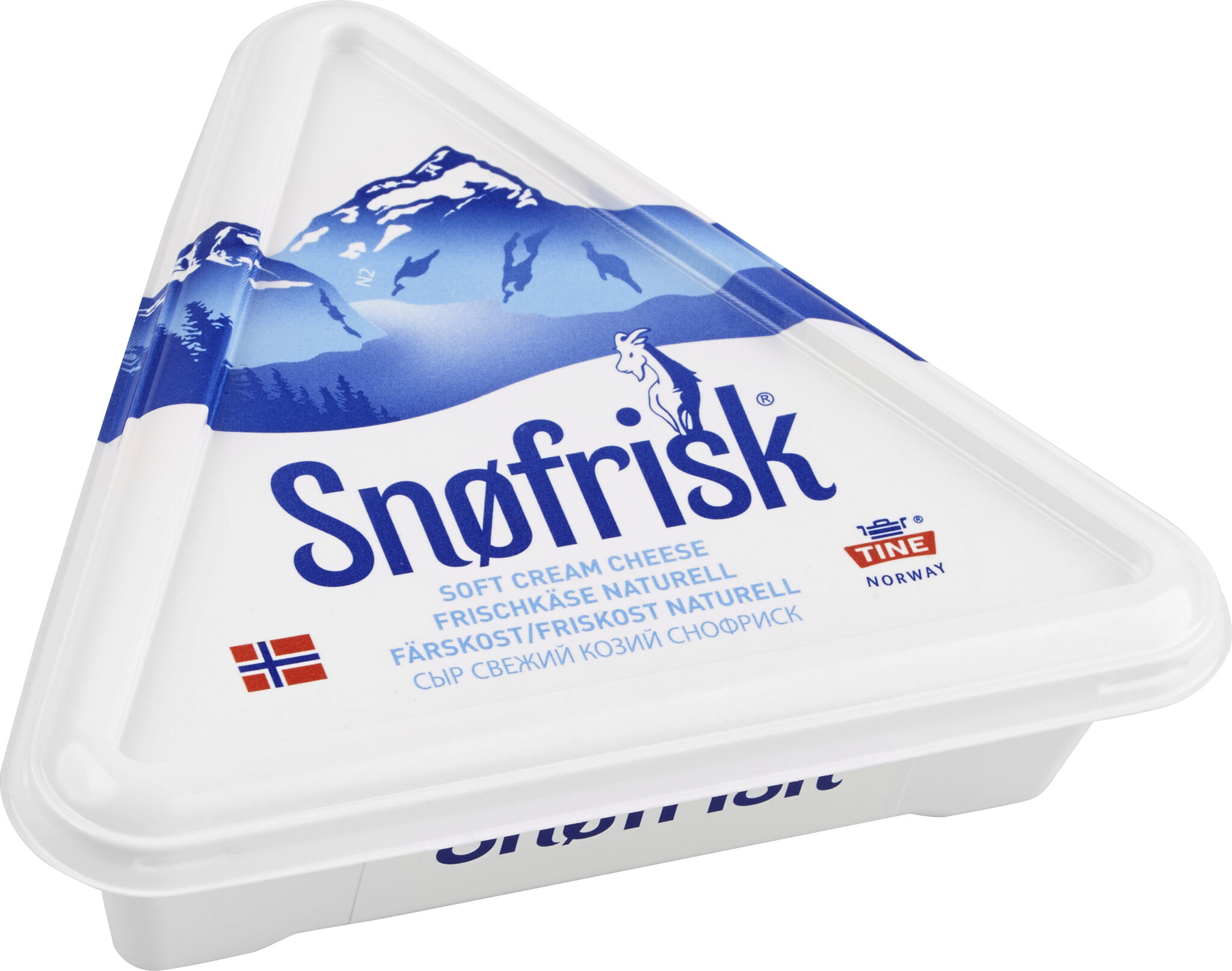 Snöfrisk Geita-rjómaostur hreinn 10x125g