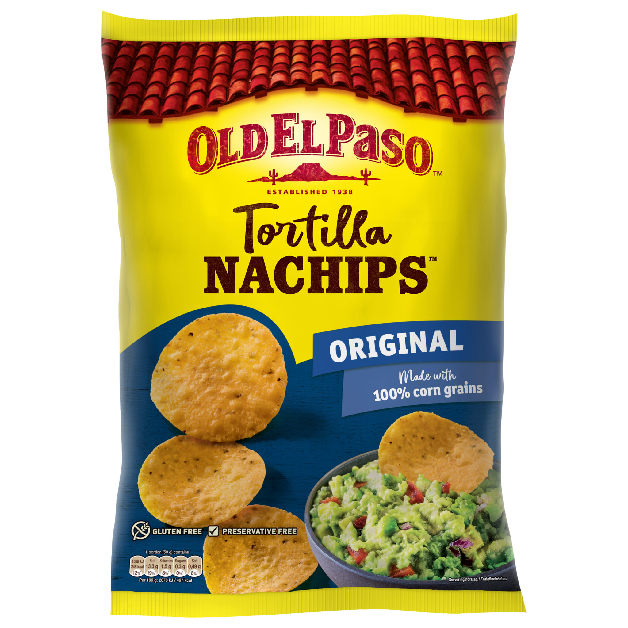 OEP Tortilla Nachips Original 10x185g