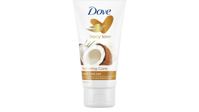 DOVE Nourish Coconut oil Handáburður 6x75ml