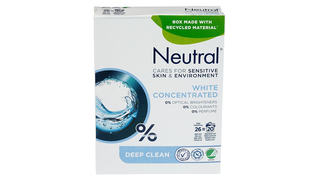 $Neutral Comp. White Þvottaefni 7x975g (20sk)