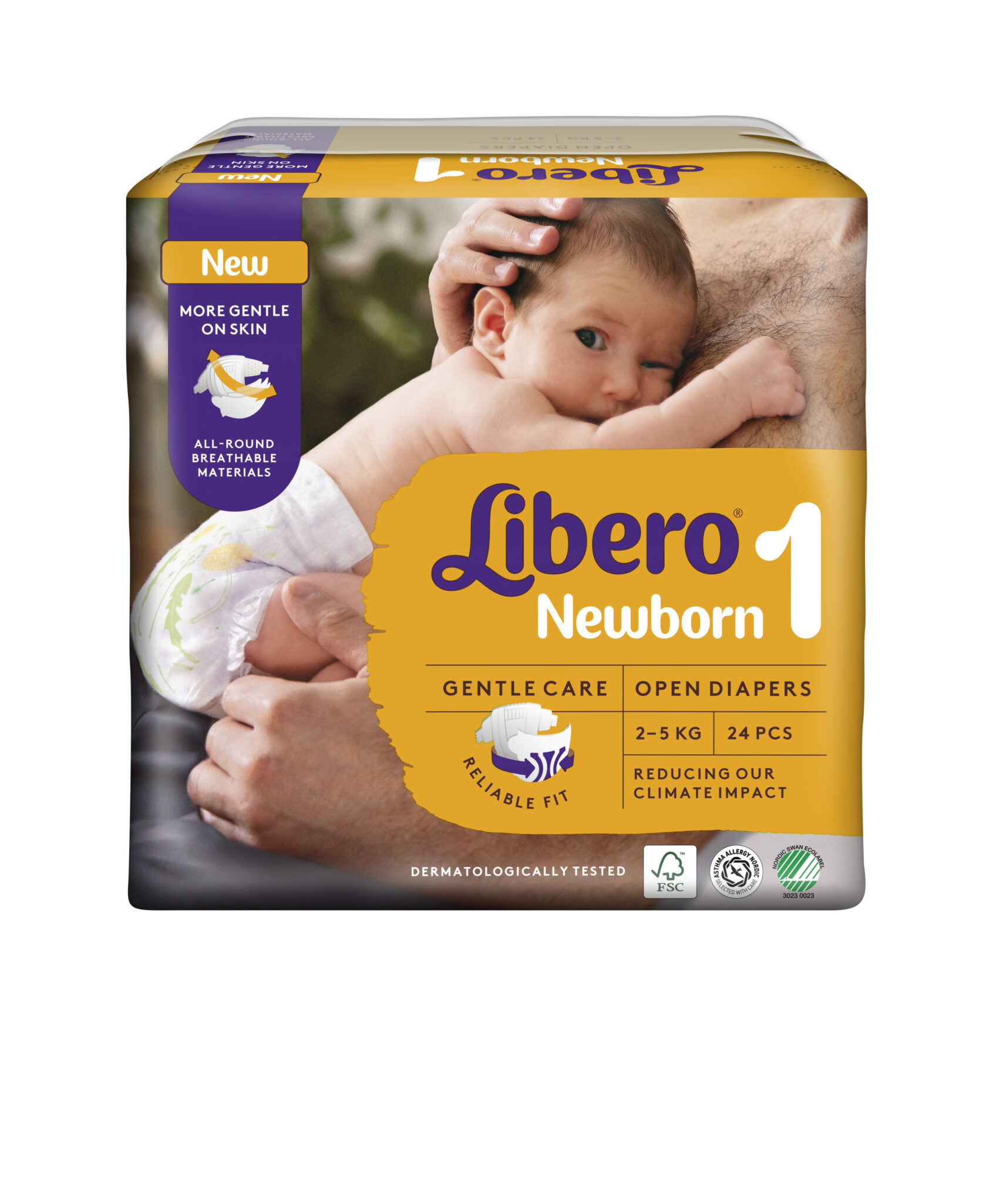 $LIBERO bleyjur Newborn 1 (2-5kg) 4×24