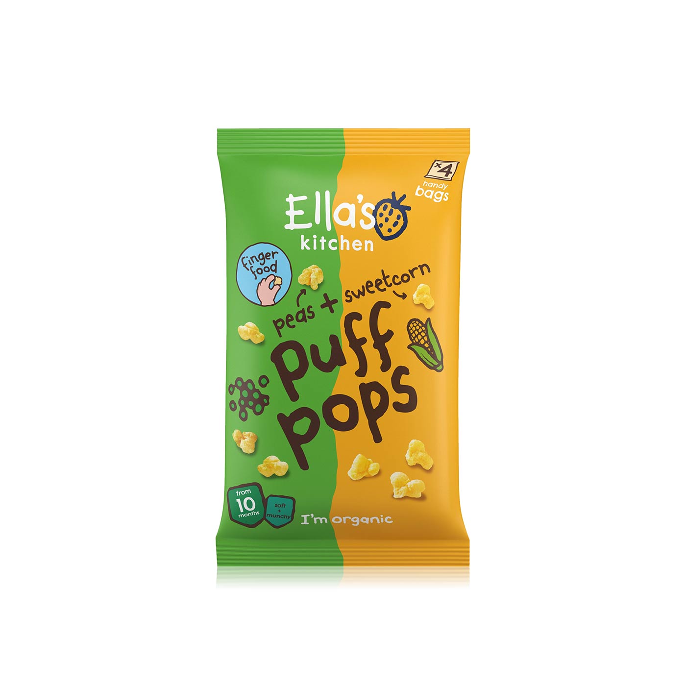 EK Púff pop baunir/maís 5x(4x90g)