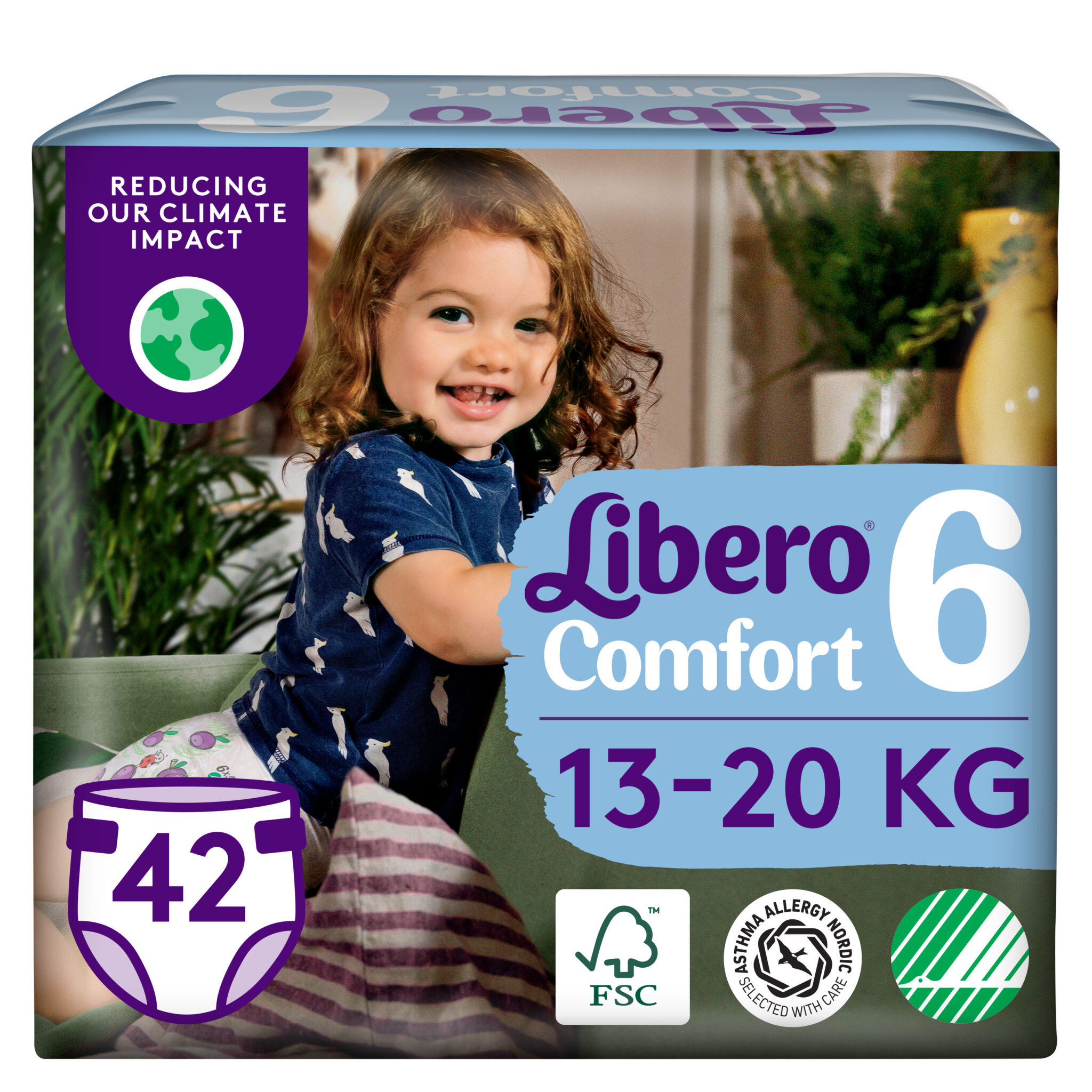 $Libero Comfort 6 (13-20kg) 6x42stk