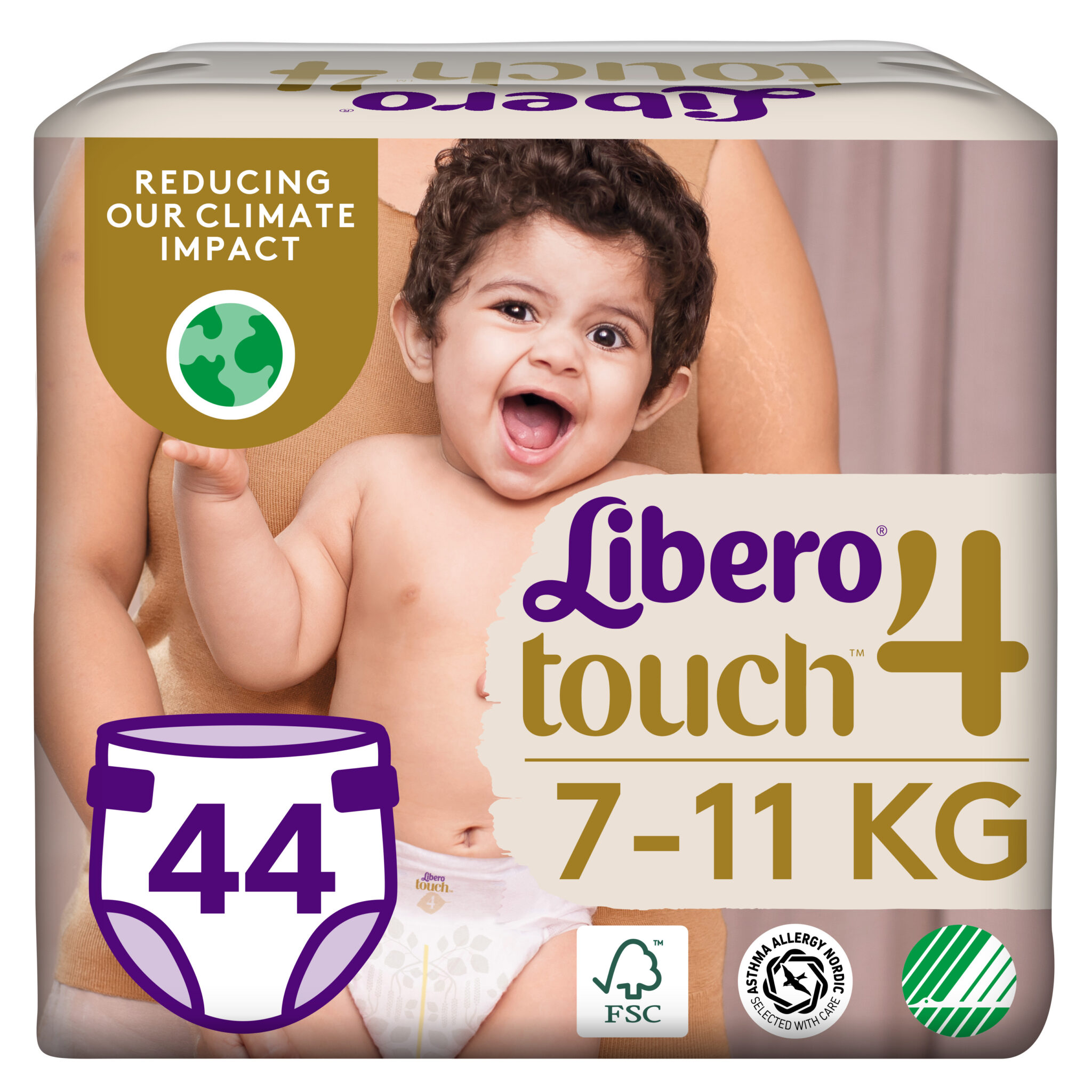 $Libero Touch 4 (7-11kg) 6x44stk