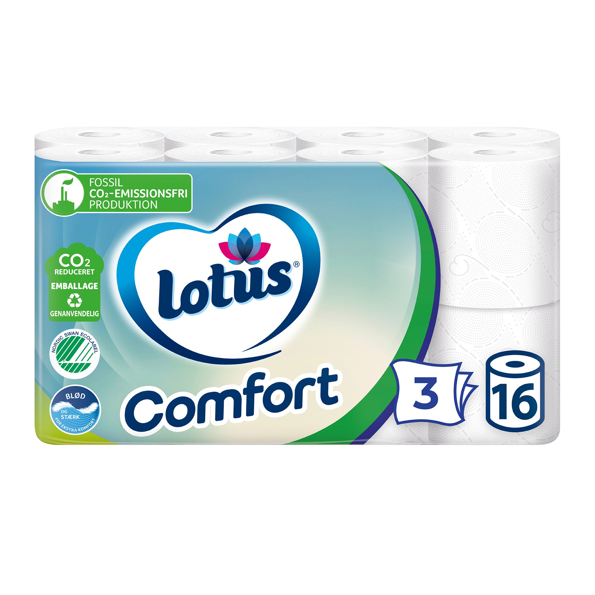 LOTUS Comfort WC pappír 16stk.