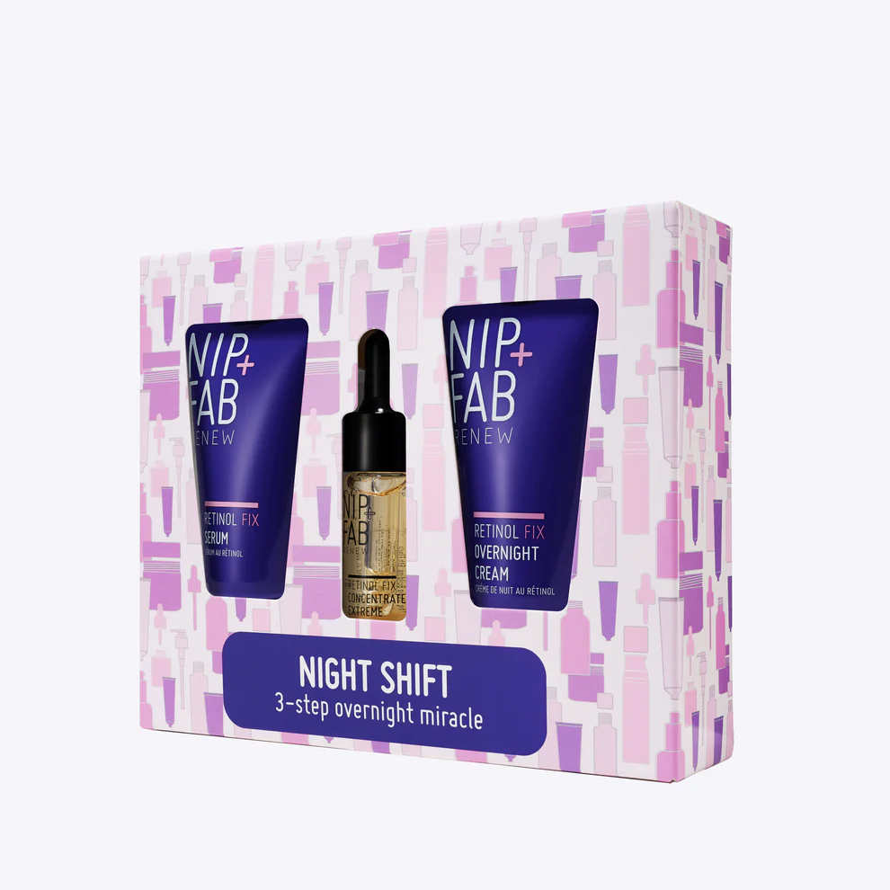 N+F Retinol Night shift Trio Set Xmas24