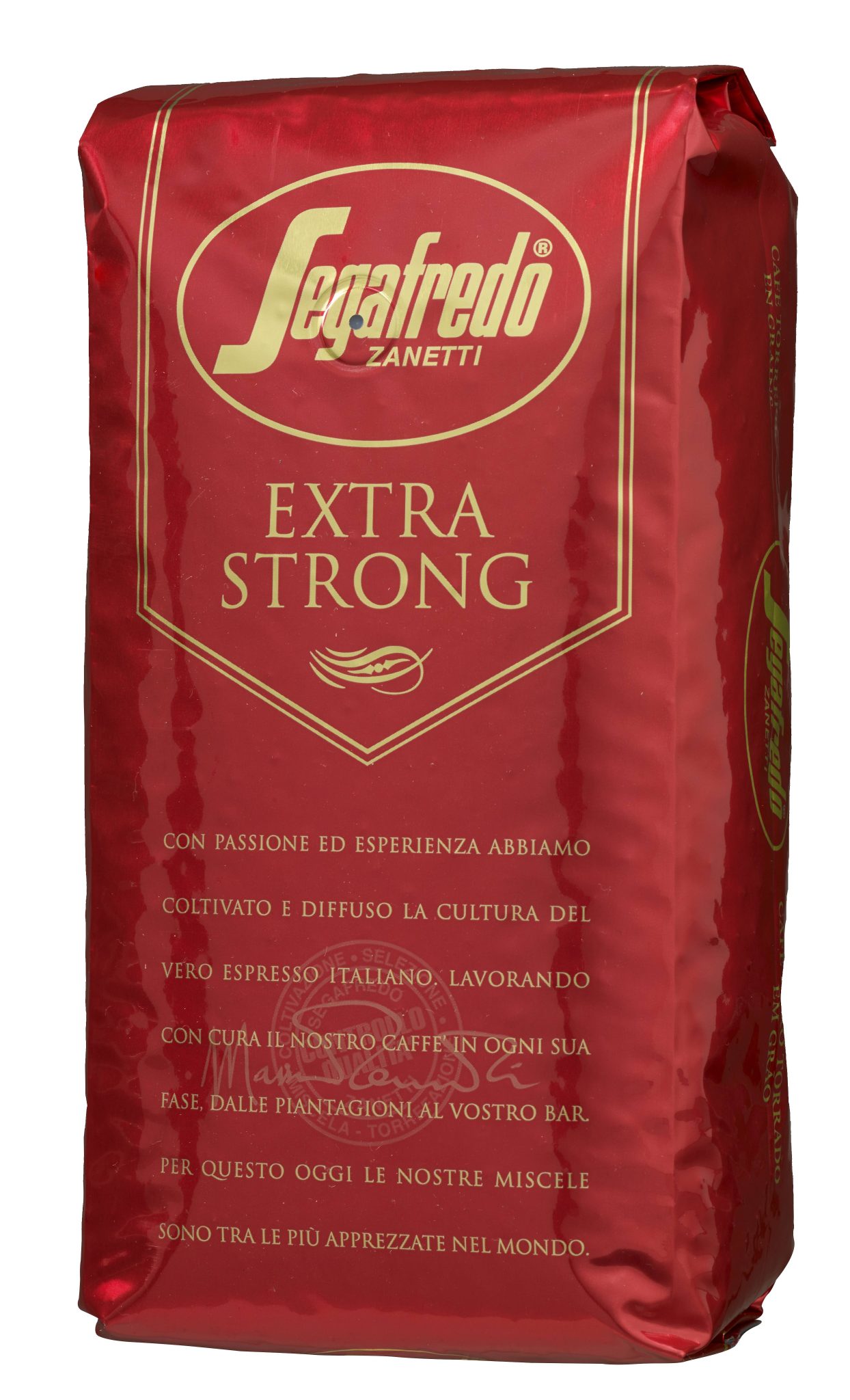 Segafredo Kaffi Extra Strong Baunir Rauður 6x1kg