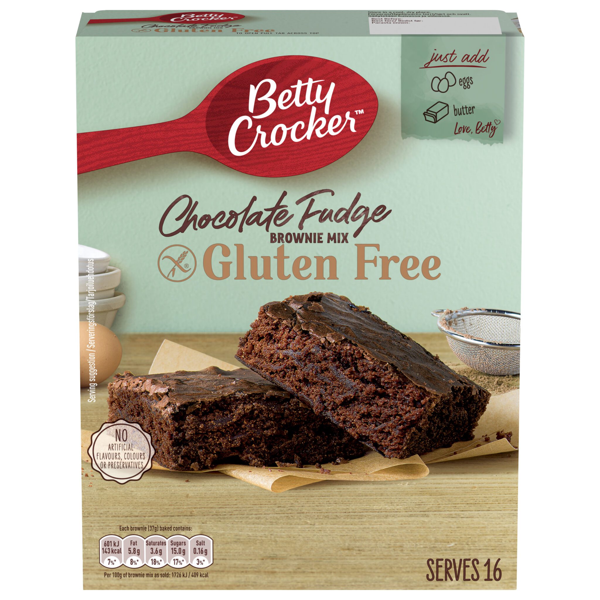 BC GF Choc Fudge Brownie 6X415G