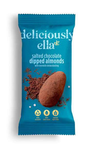 $DE Salted Chocolate dipped almonds 12x27g