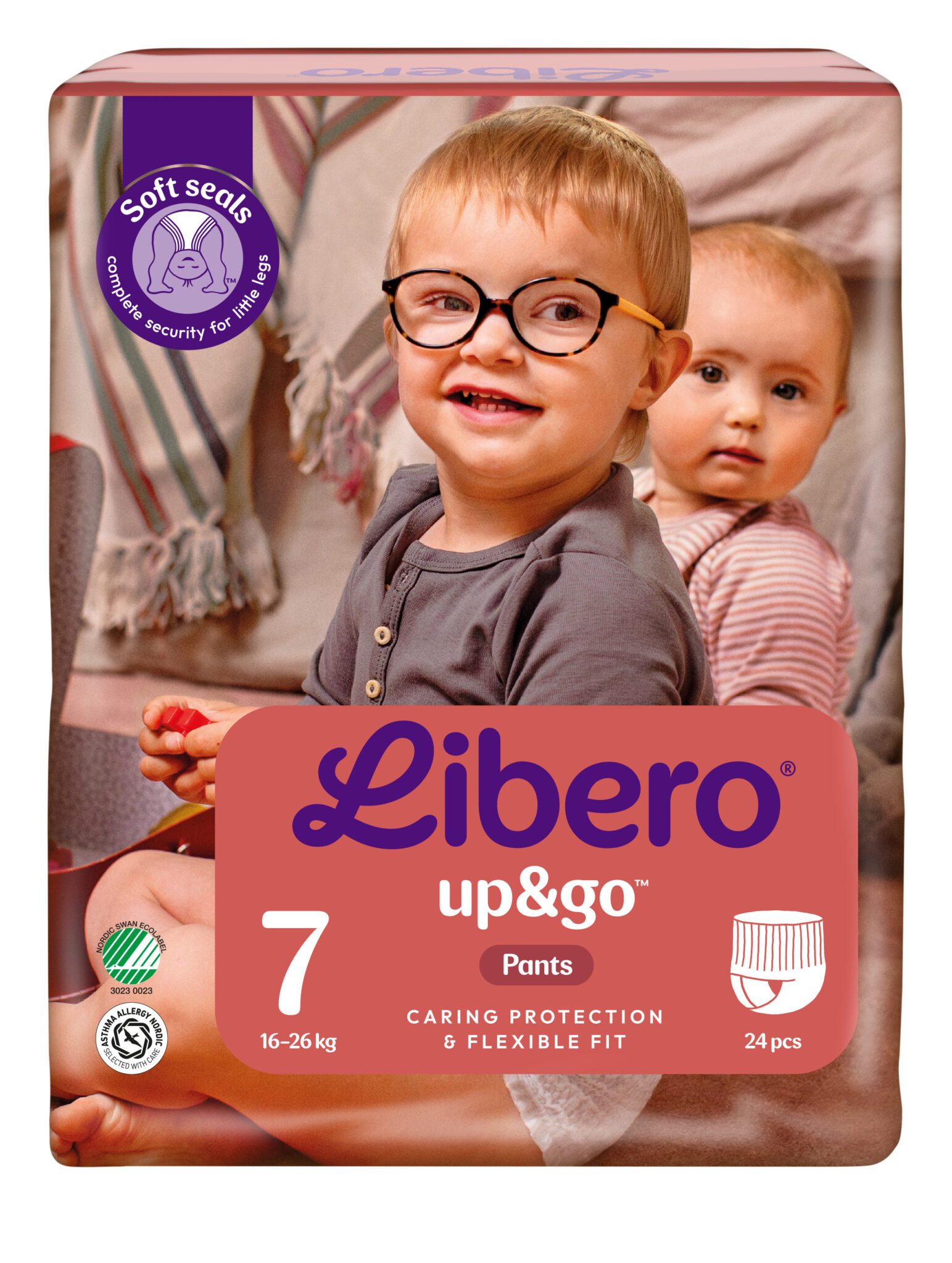 LIBERO Up&Go 7 (16-26kg) 4x24stk