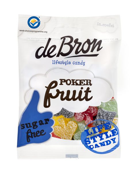 DE BRON Pokerfruit – sugarfree  12*90g