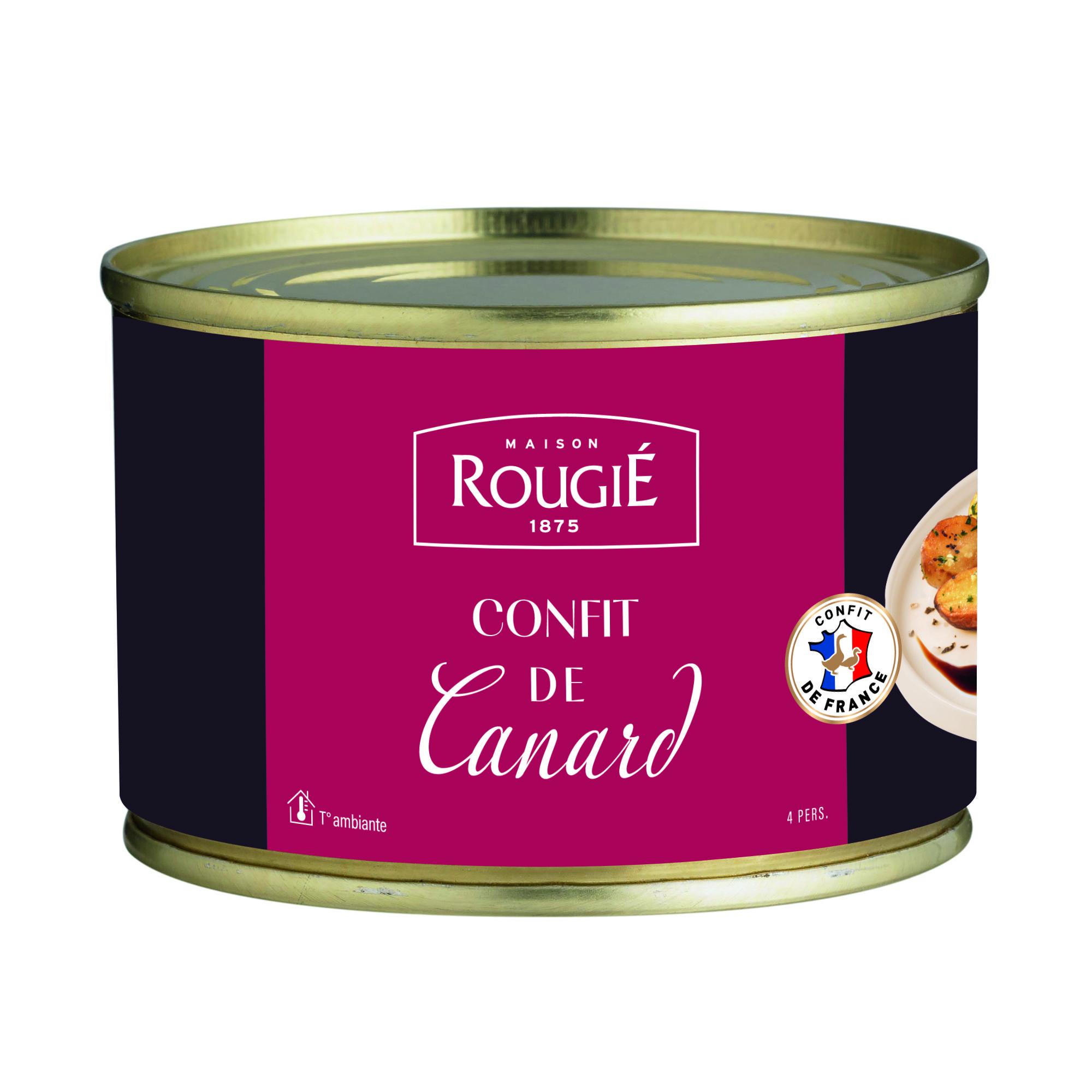 Rougié Anda Confit (4 Læri) 6×1,35kg