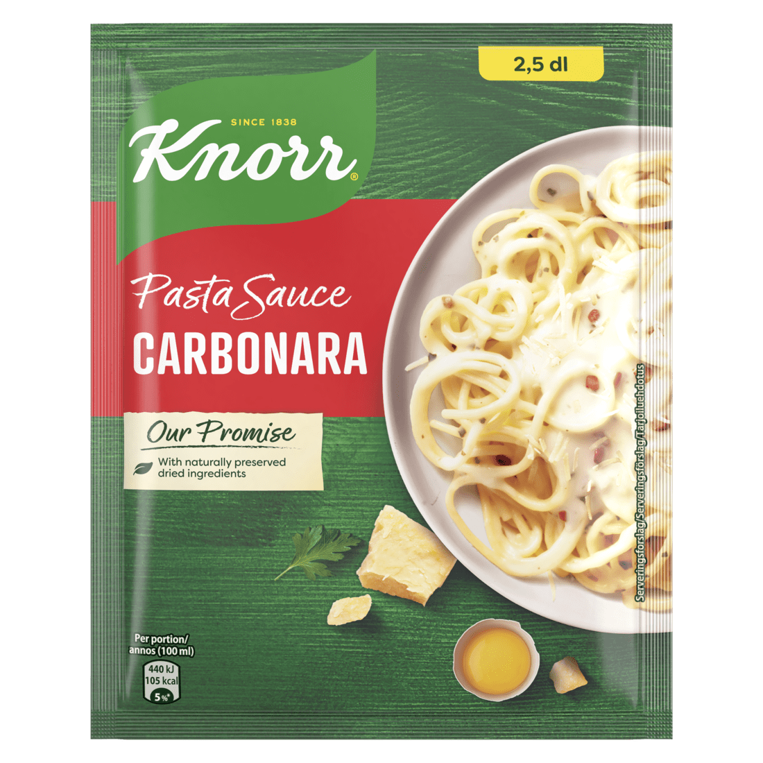 KNORR Pastasósa Carbonara 23x23g