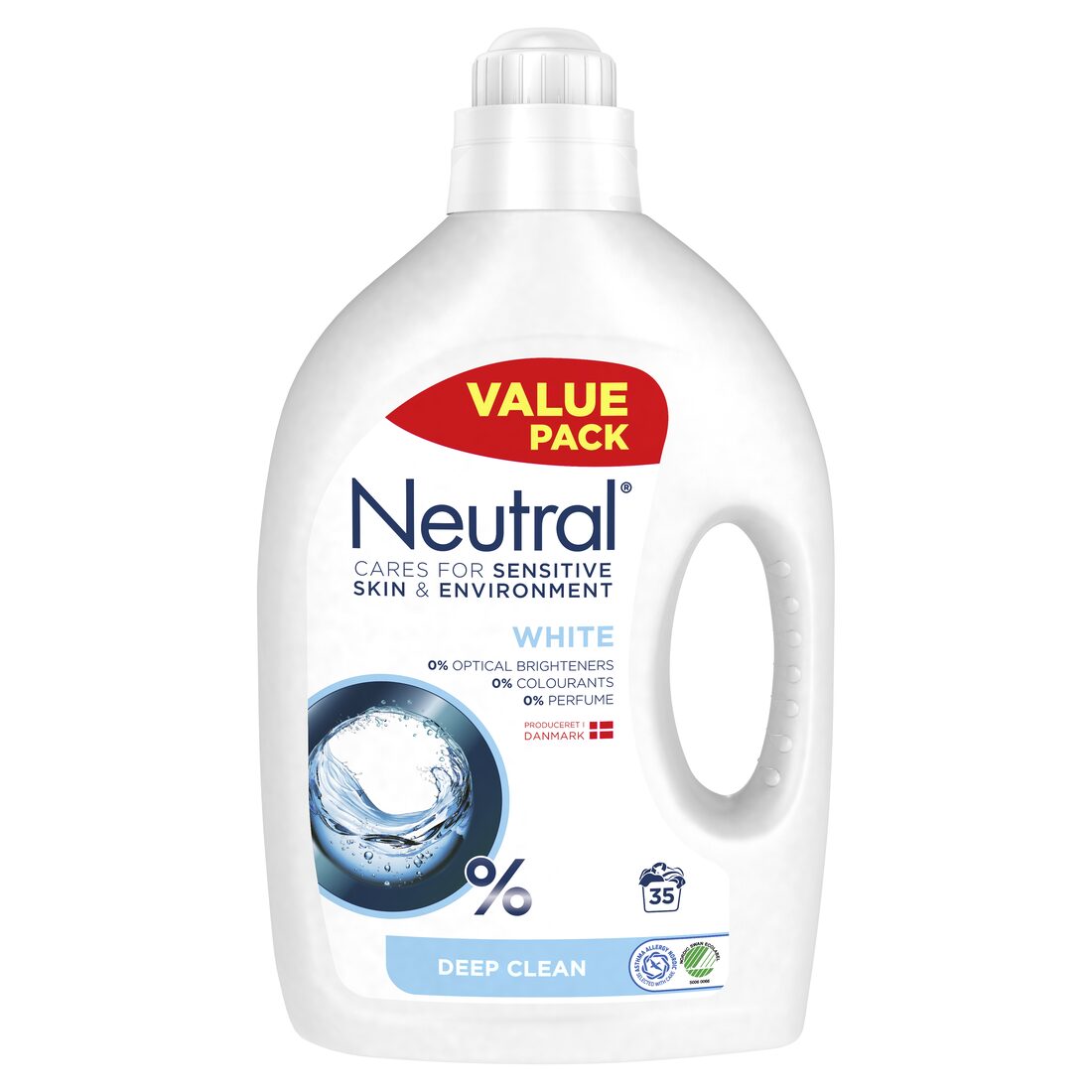 Neutral Fljótandi Hvítt 5x1750ml (35sk)
