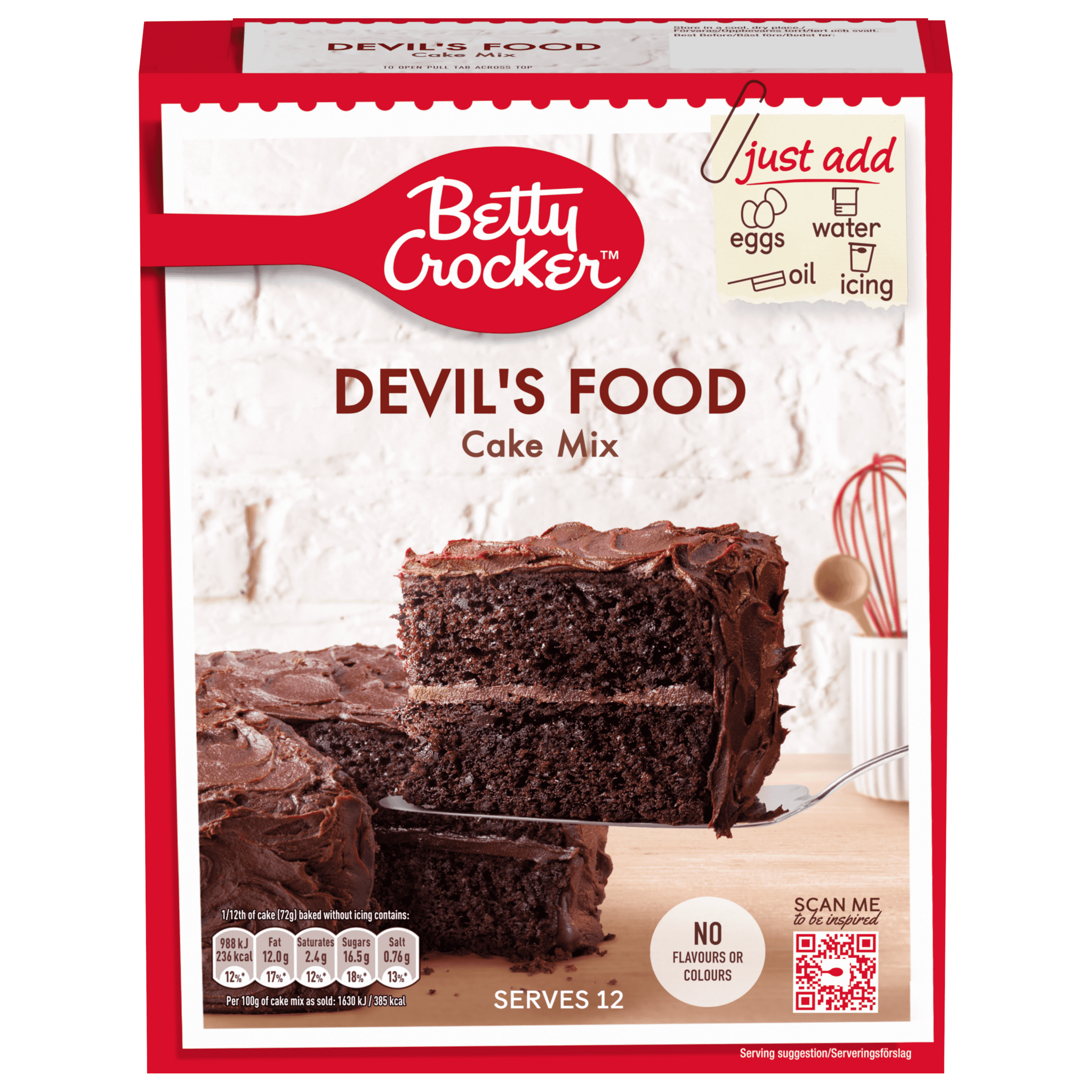BC Devils Food Cake 6x425g