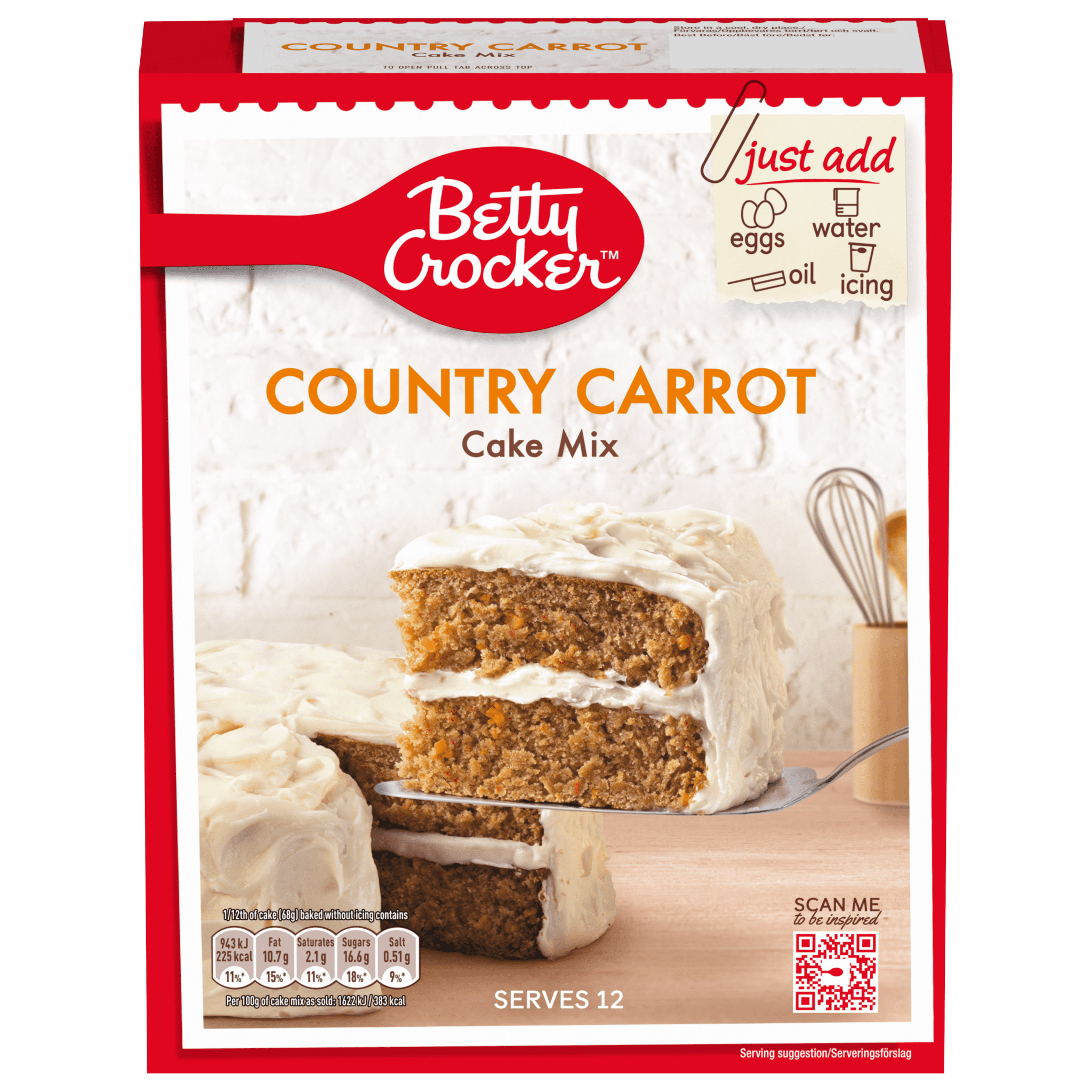 BC Country Carrot Cake 6x425g