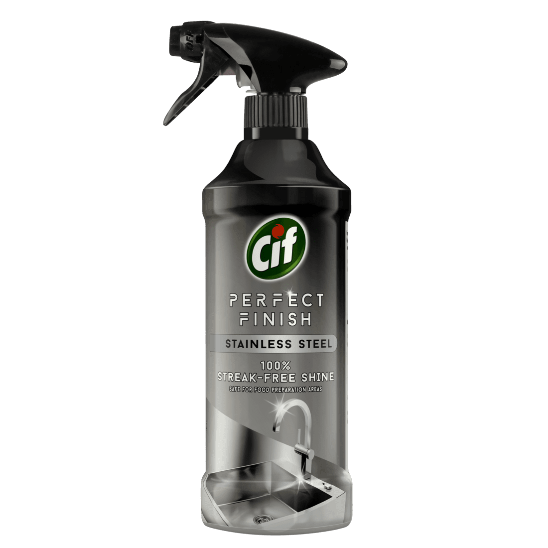 Cif Stainless Steel Spray Cleaner 6x435ml