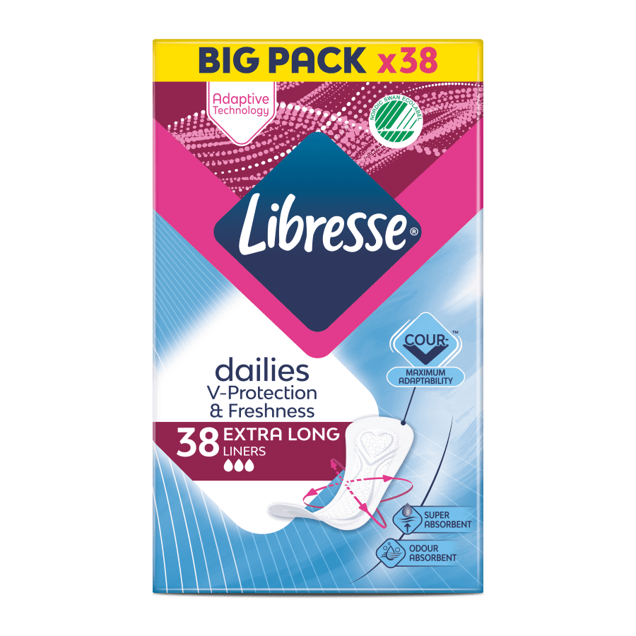 Libresse Dömubindi Fresh Extra Long 5x38stk