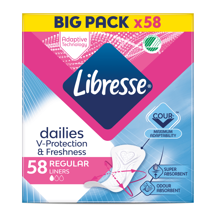 Libresse Innlegg Normal Big Pack 5x58stk